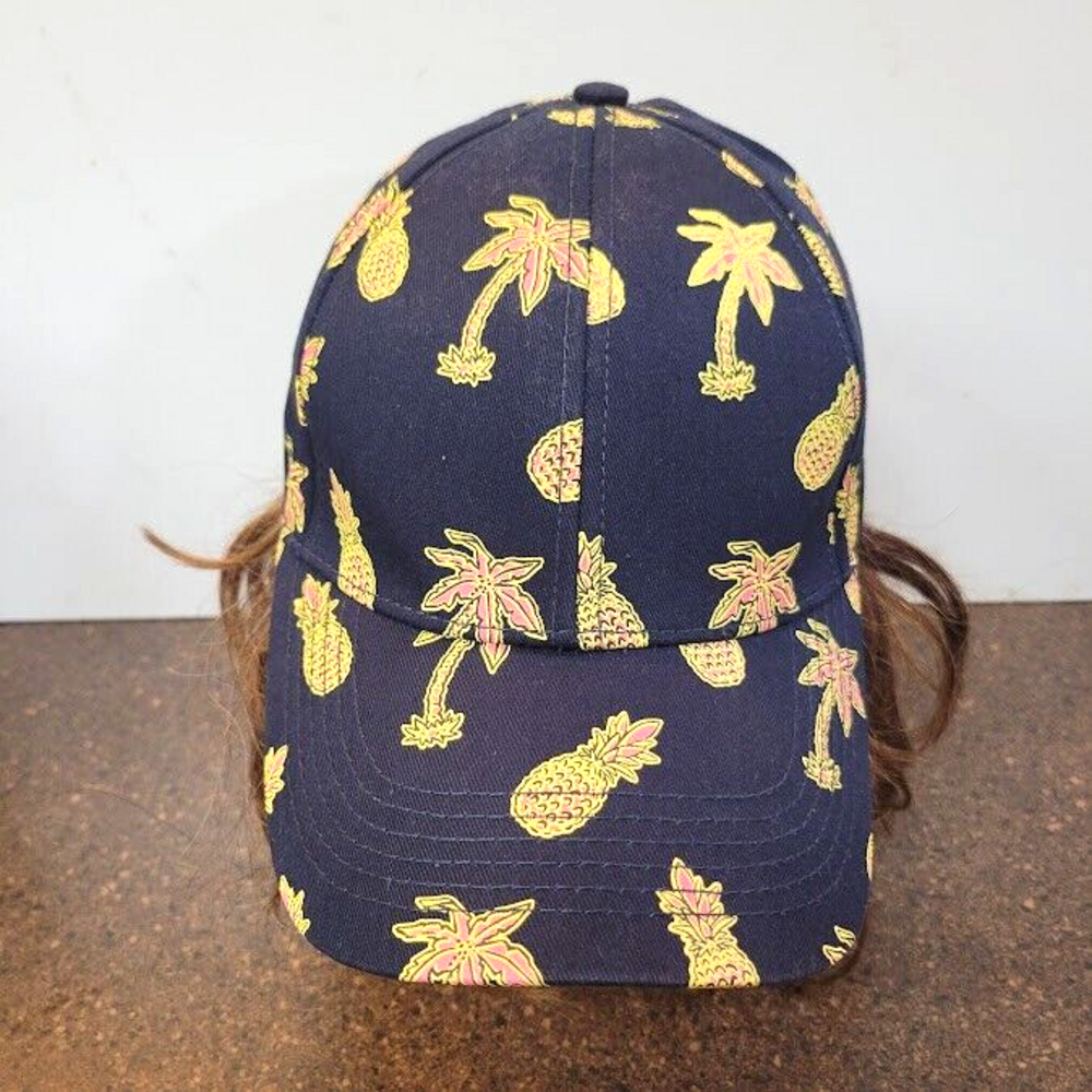 Wesc Pineapple Palm Trees Vacation Hat Cap Snap Back Mens